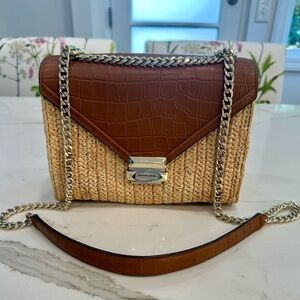 Michael Kors Straw Crossbody